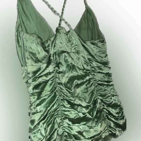 Bebe XS tinker bell green blouse tank - Picture 2 of 5